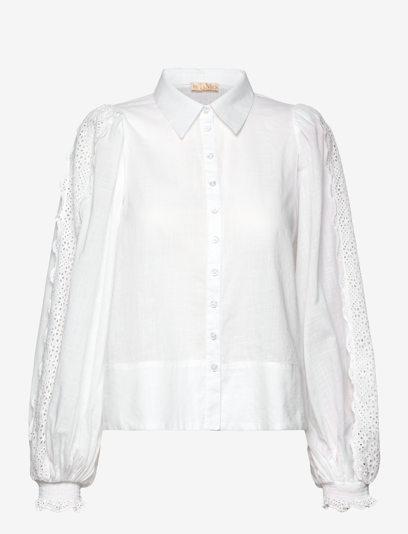 by Ti Mo - Cotton Slub Shirt - 001 - white - 1