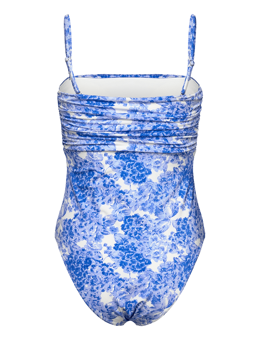 by Ti Mo - Bandeau Swimsuit - swimsuits - 242 - azure meadow - 2