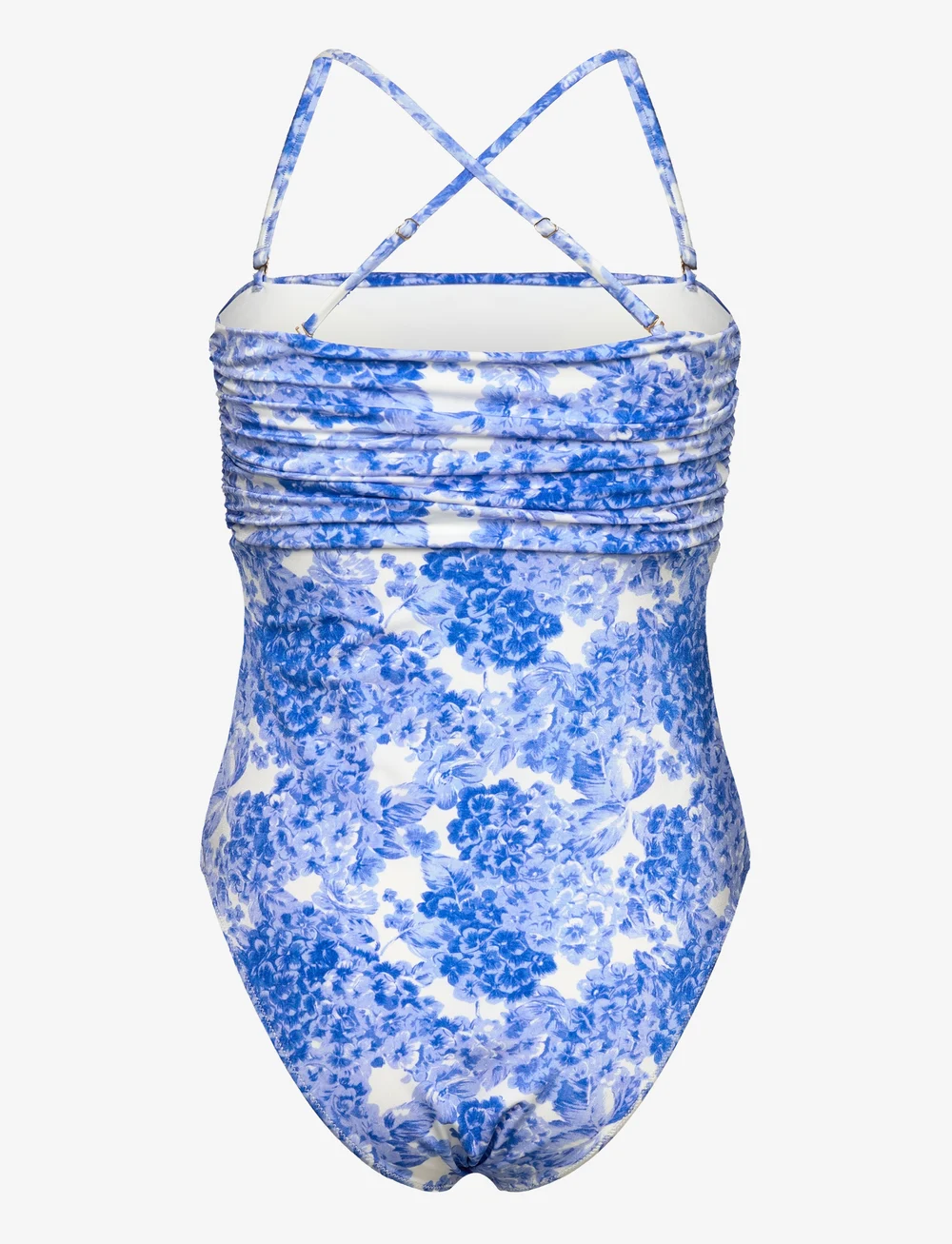 by Ti Mo - Bandeau Swimsuit - trikood - 242 - azure meadow - 3