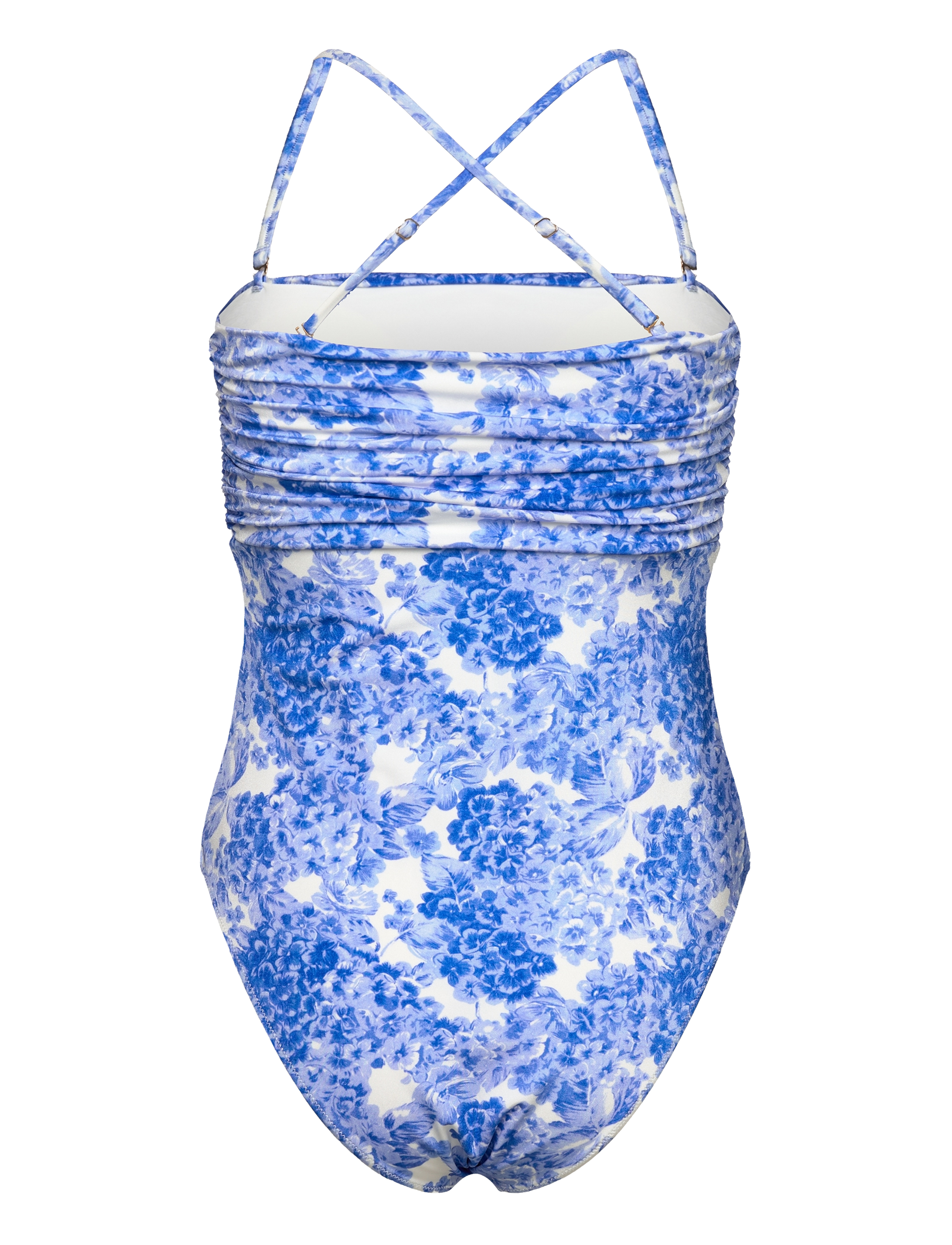 by Ti Mo - Bandeau Swimsuit - uimapuvut - 242 - azure meadow - 3