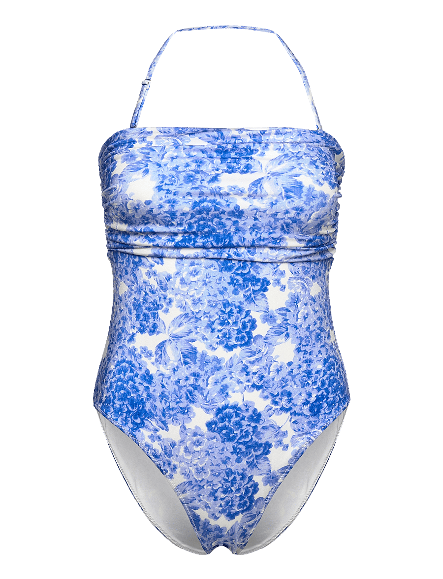 by Ti Mo - Bandeau Swimsuit - swimsuits - 242 - azure meadow - 4