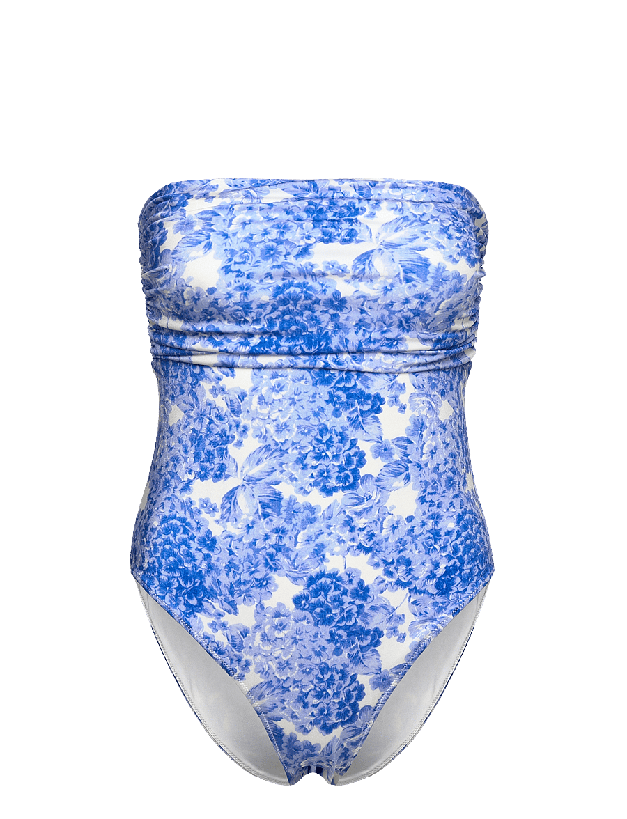 by Ti Mo - Bandeau Swimsuit - swimsuits - 242 - azure meadow - 5