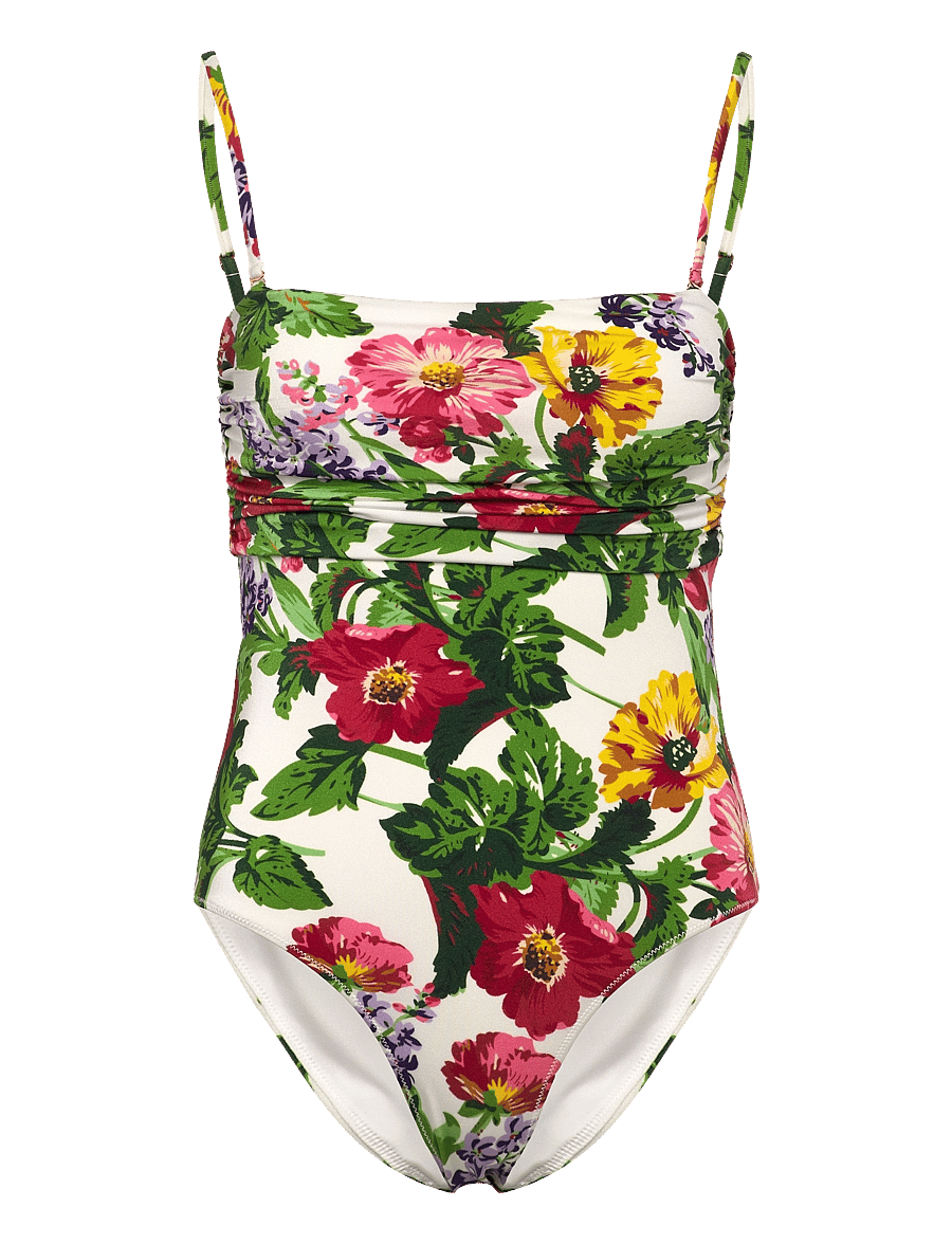 by Ti Mo - Bandeau Swimsuit - badeanzüge - 272 - daylight bloom - 1