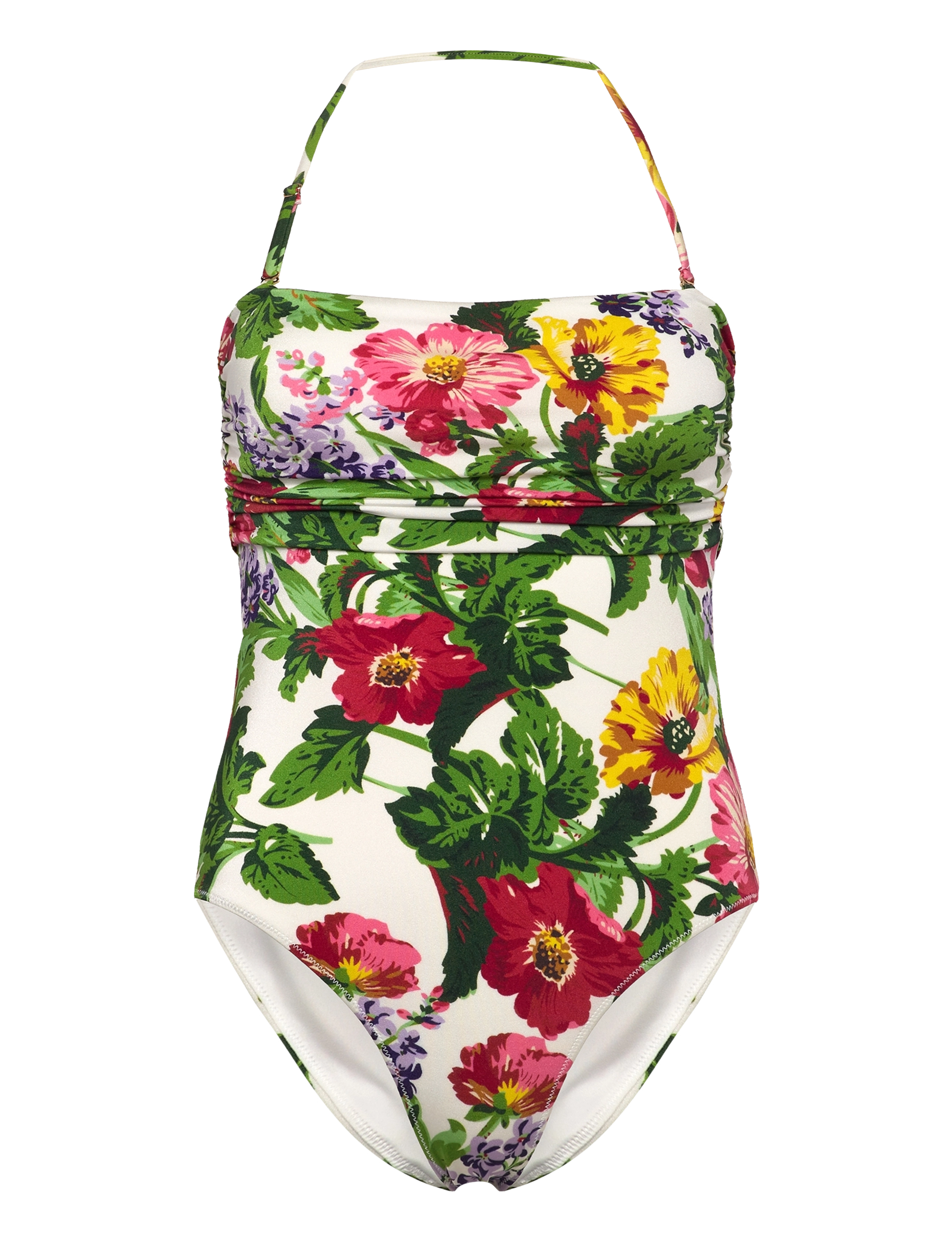 by Ti Mo - Bandeau Swimsuit - baddräkter - 272 - daylight bloom - 3