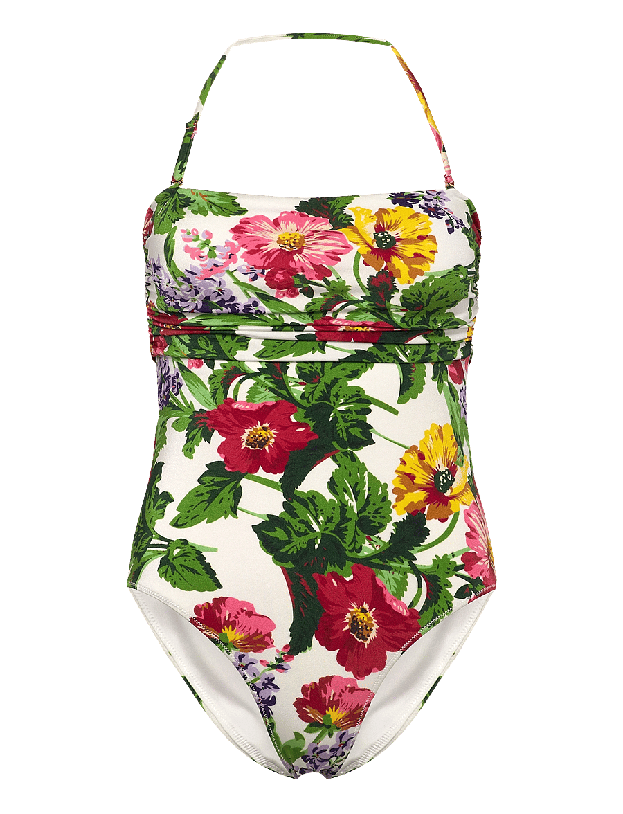 by Ti Mo - Bandeau Swimsuit - badeanzüge - 272 - daylight bloom - 3