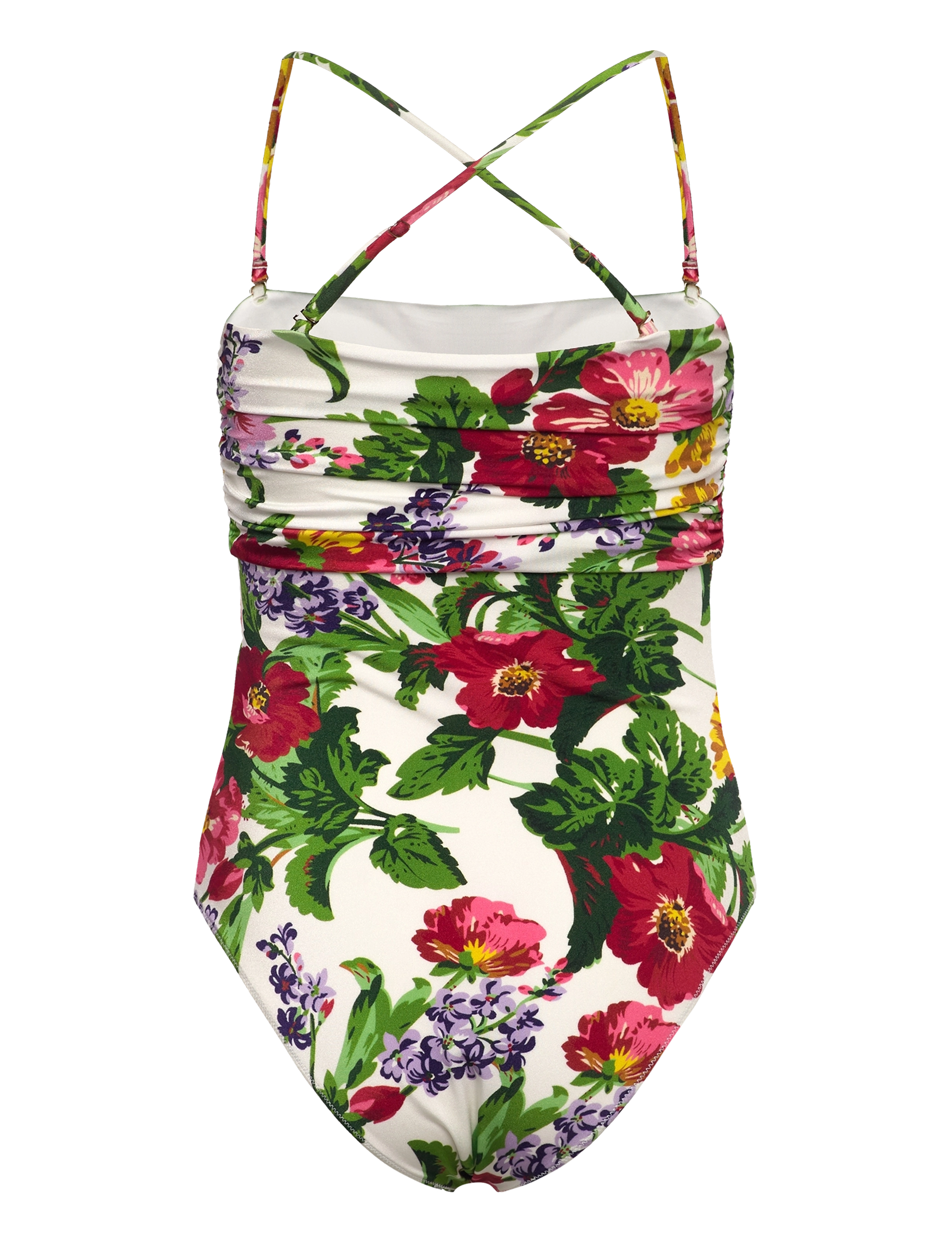 by Ti Mo - Bandeau Swimsuit - baddräkter - 272 - daylight bloom - 4