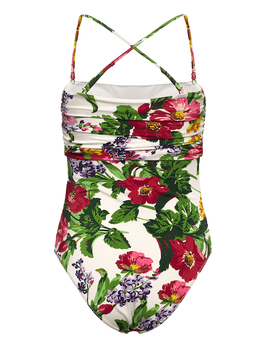 by Ti Mo - Bandeau Swimsuit - badeanzüge - 272 - daylight bloom - 4