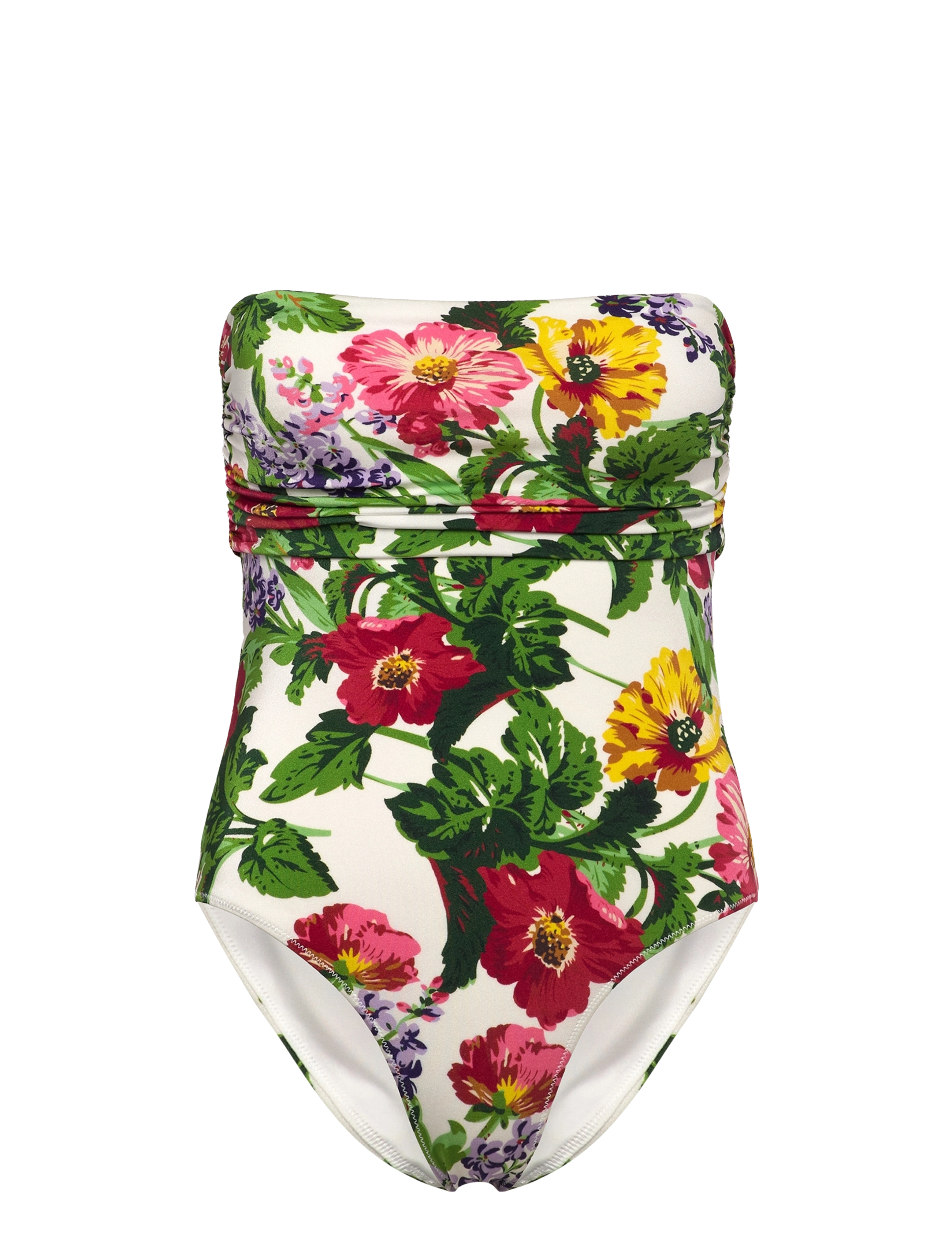 by Ti Mo - Bandeau Swimsuit - baddräkter - 272 - daylight bloom - 5