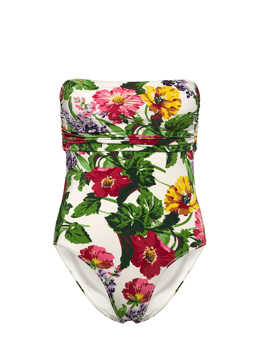 by Ti Mo - Bandeau Swimsuit - badeanzüge - 272 - daylight bloom - 5