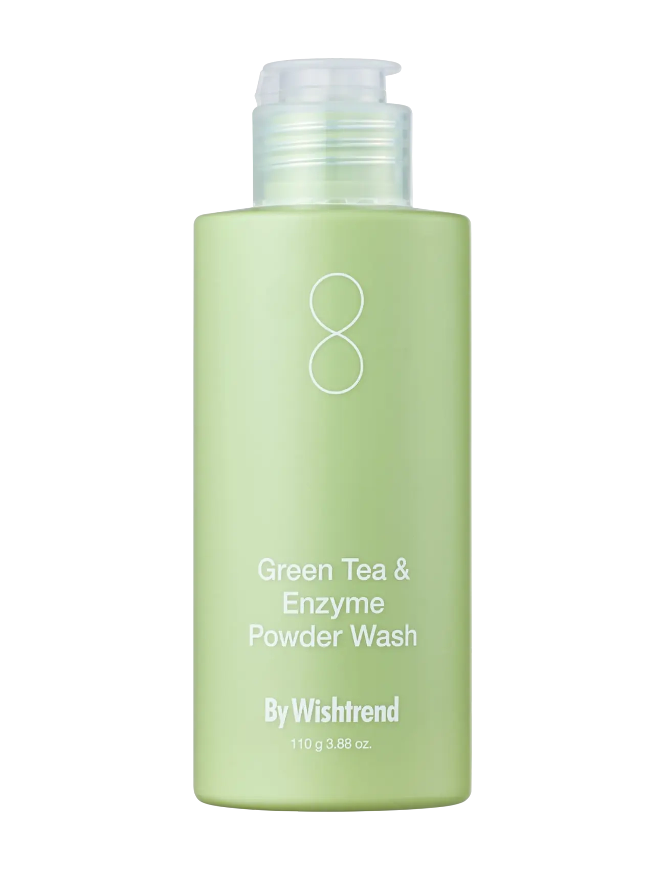 By Wishtrend Green Tea&Enzyme Powder Wash - Hyaluronsyra - WHITE / clear