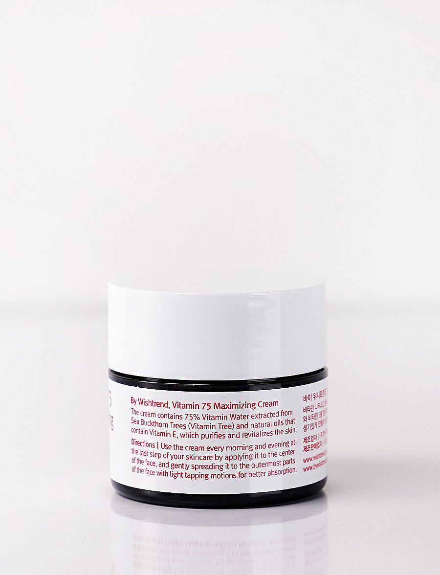 By Wishtrend - Vitamin75 Maximizing Cream - päevakreemid - white - 2