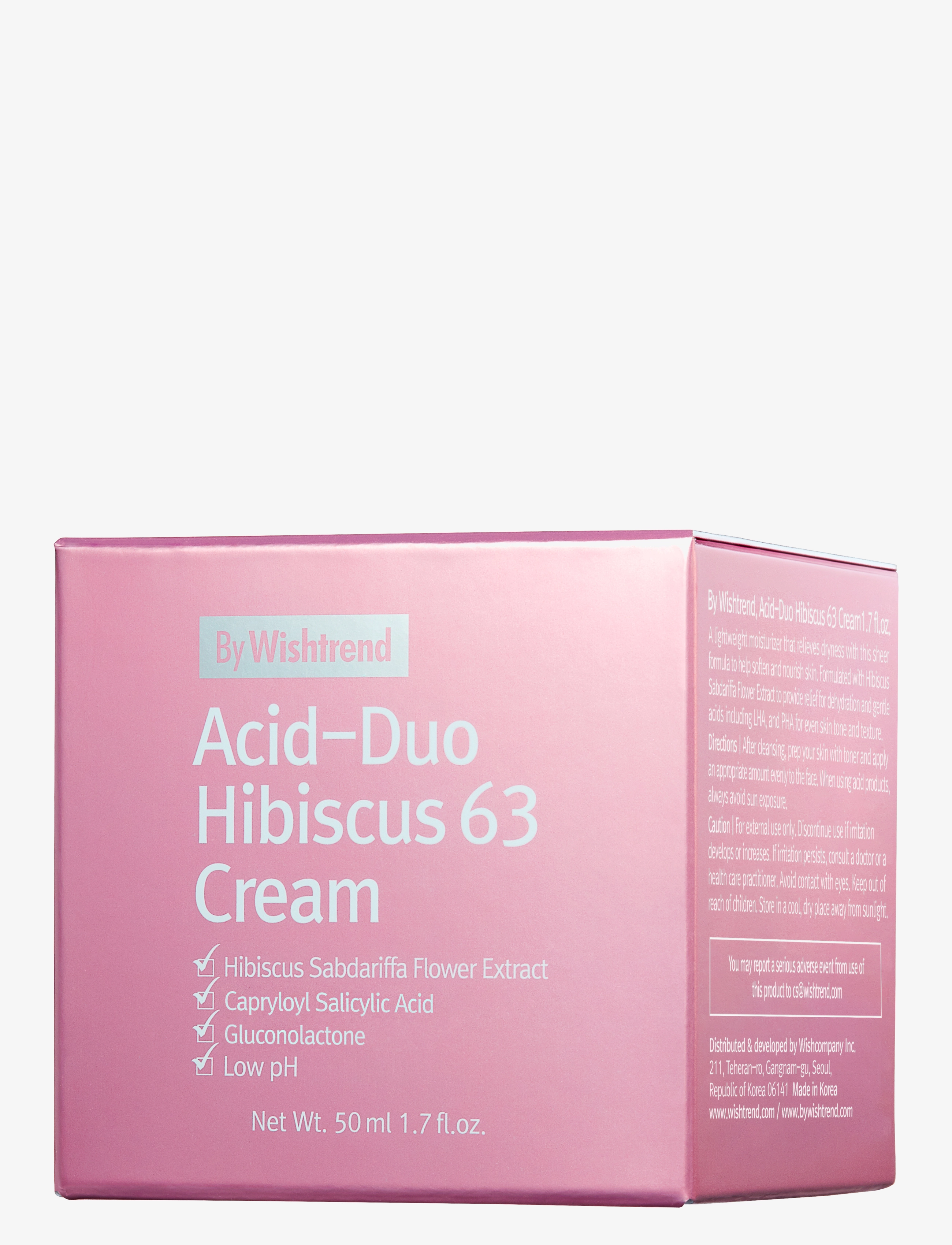 By Wishtrend - Acid-duo Hibiscus 63 Cream - white - 1