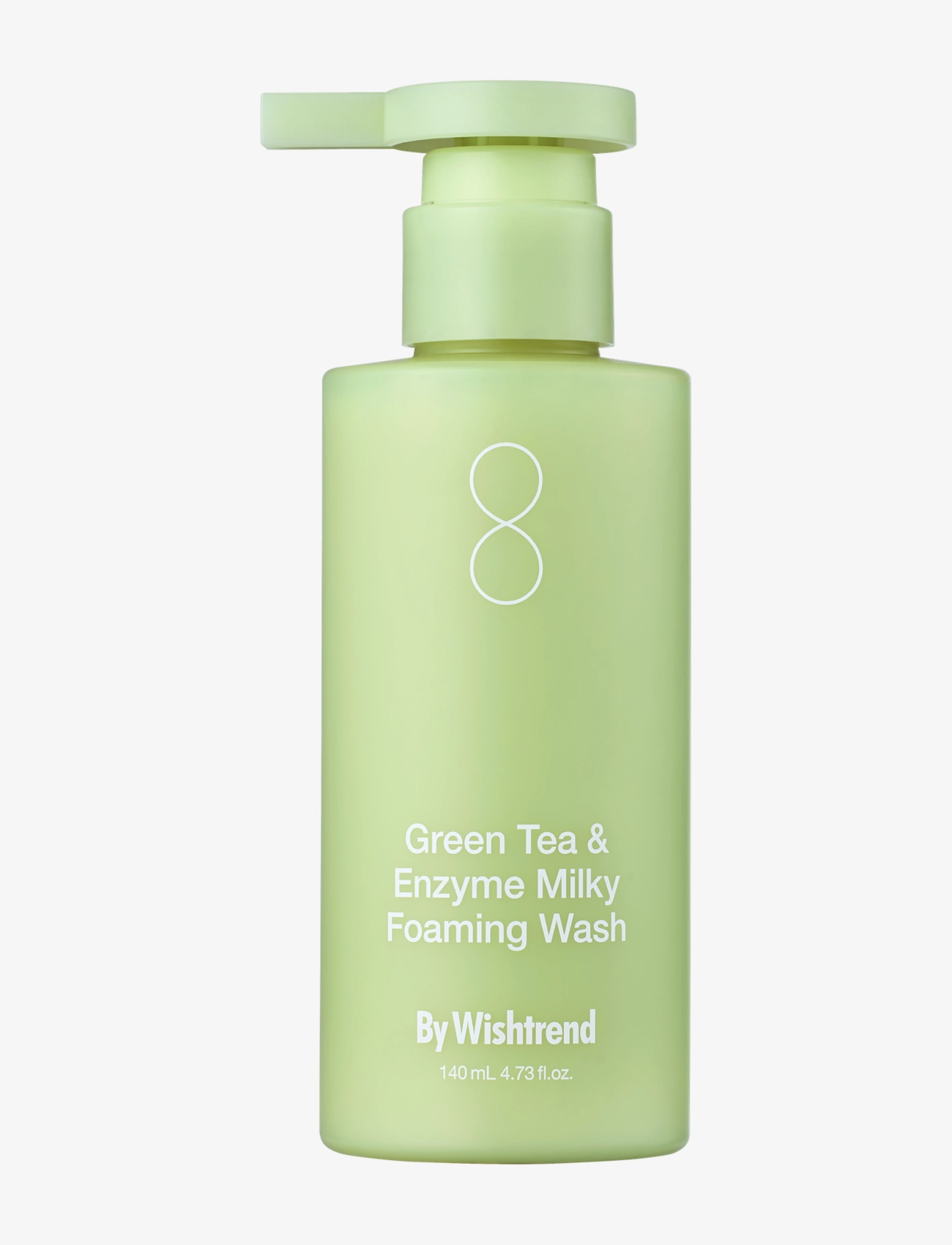 By Wishtrend Green Tea & Enzyme Milky Foaming Wash - Puhastuspiim - WHITE / clear