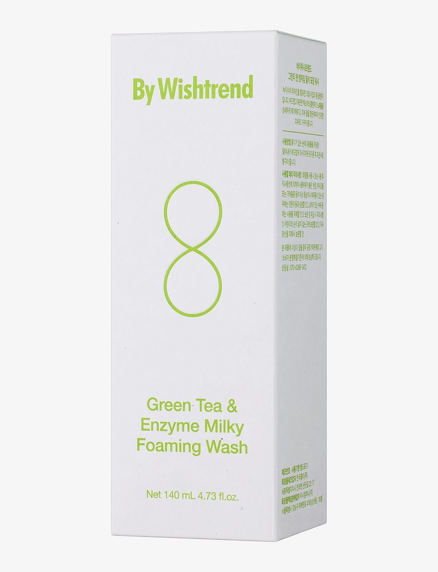 By Wishtrend - Green Tea & Enzyme Milky Foaming Wash - puhastuspiim - white - 2