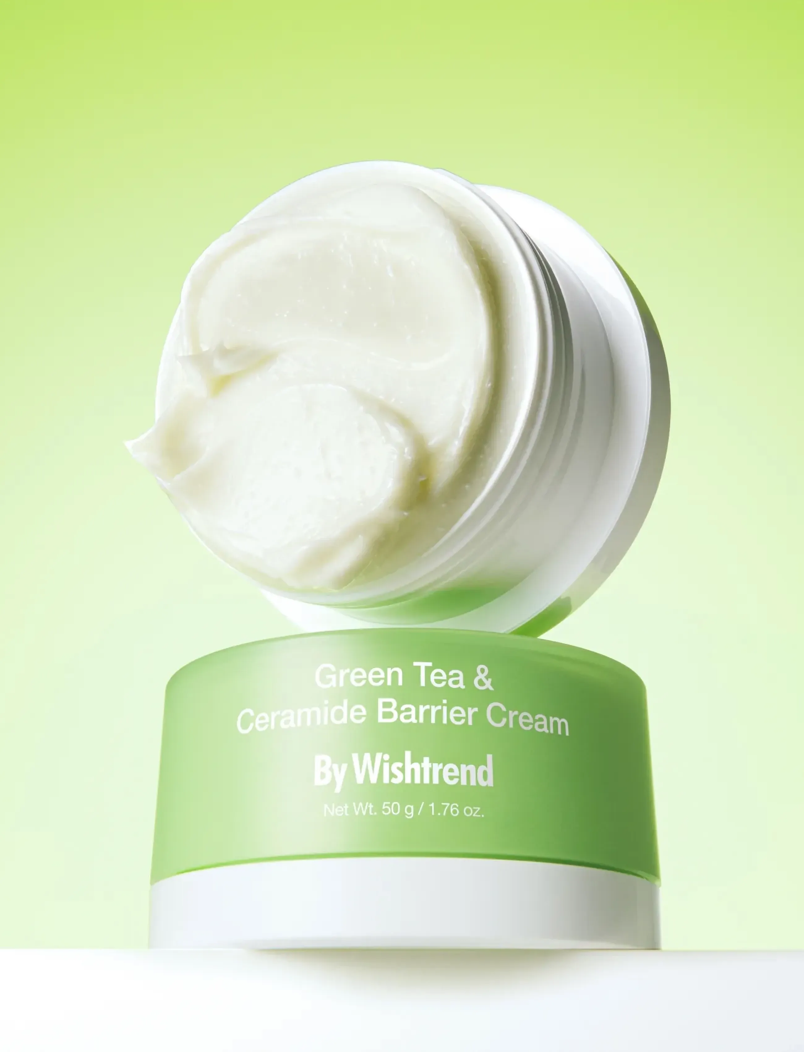 By Wishtrend By Wishtrend Green Tea & Ceramide Barrier Cream 50G, 50 G, Green, Fugtighedscreme > Dagcreme, Dame