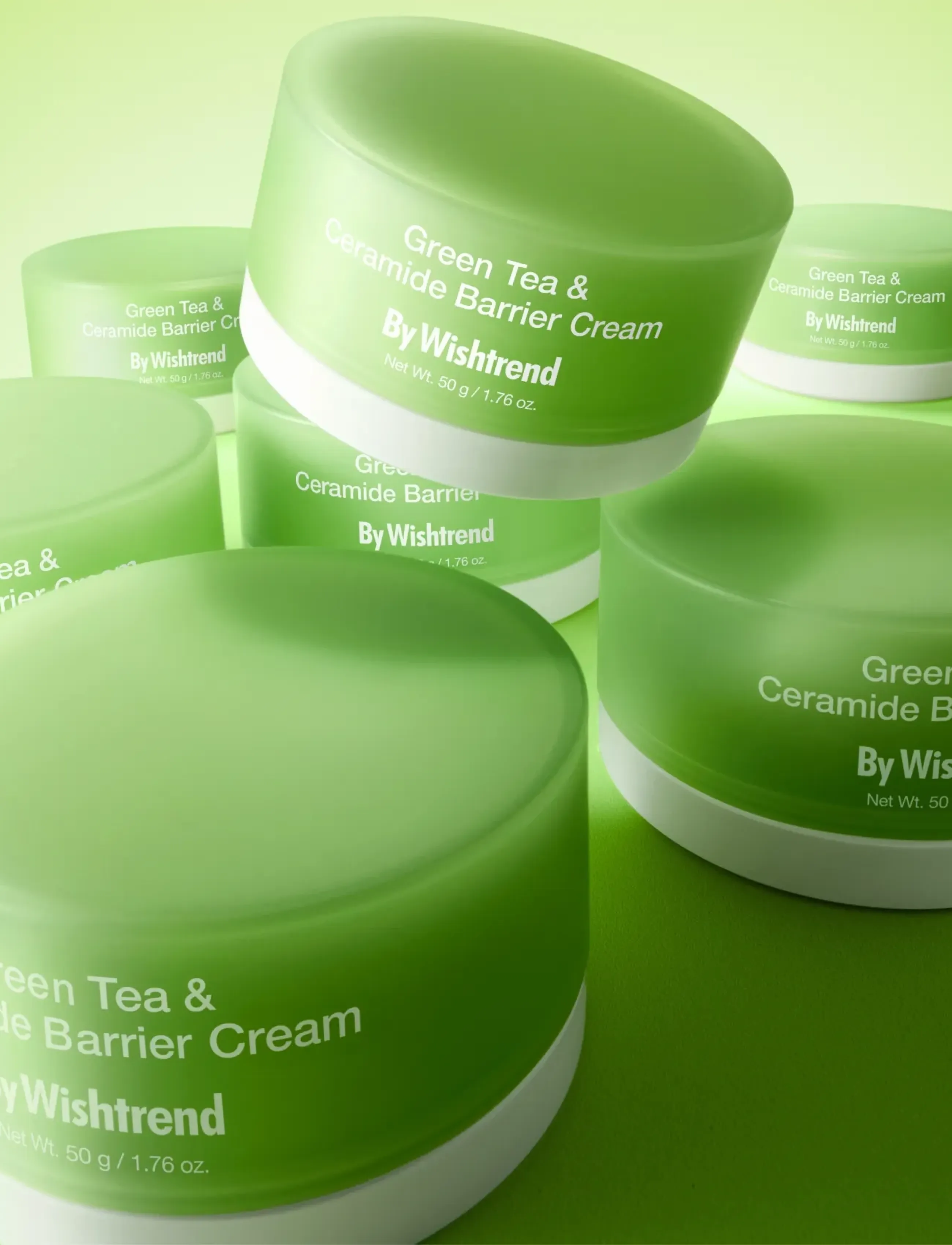 By Wishtrend - By Wishtrend Green Tea & Ceramide Barrier Cream 50g - fugtpleje - white - 4