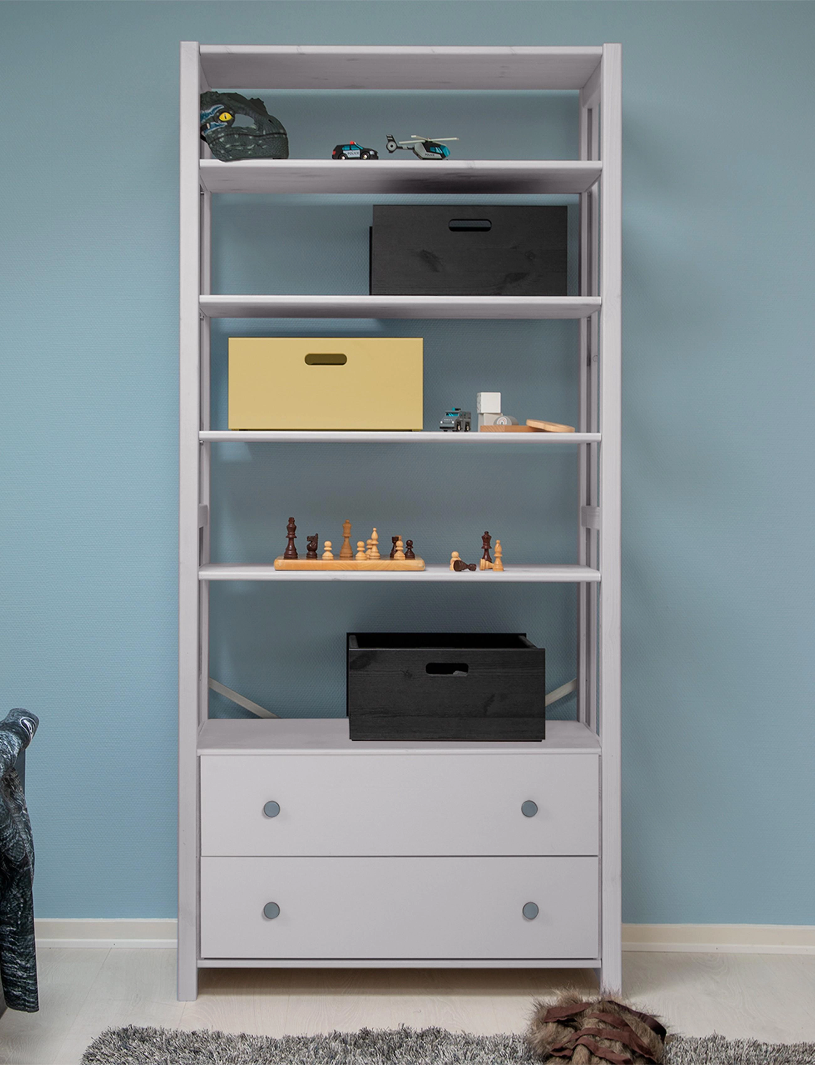 ByAulum Vangså, 179X 83X 40 cm, Grey, Møbler > Hylder, Børn