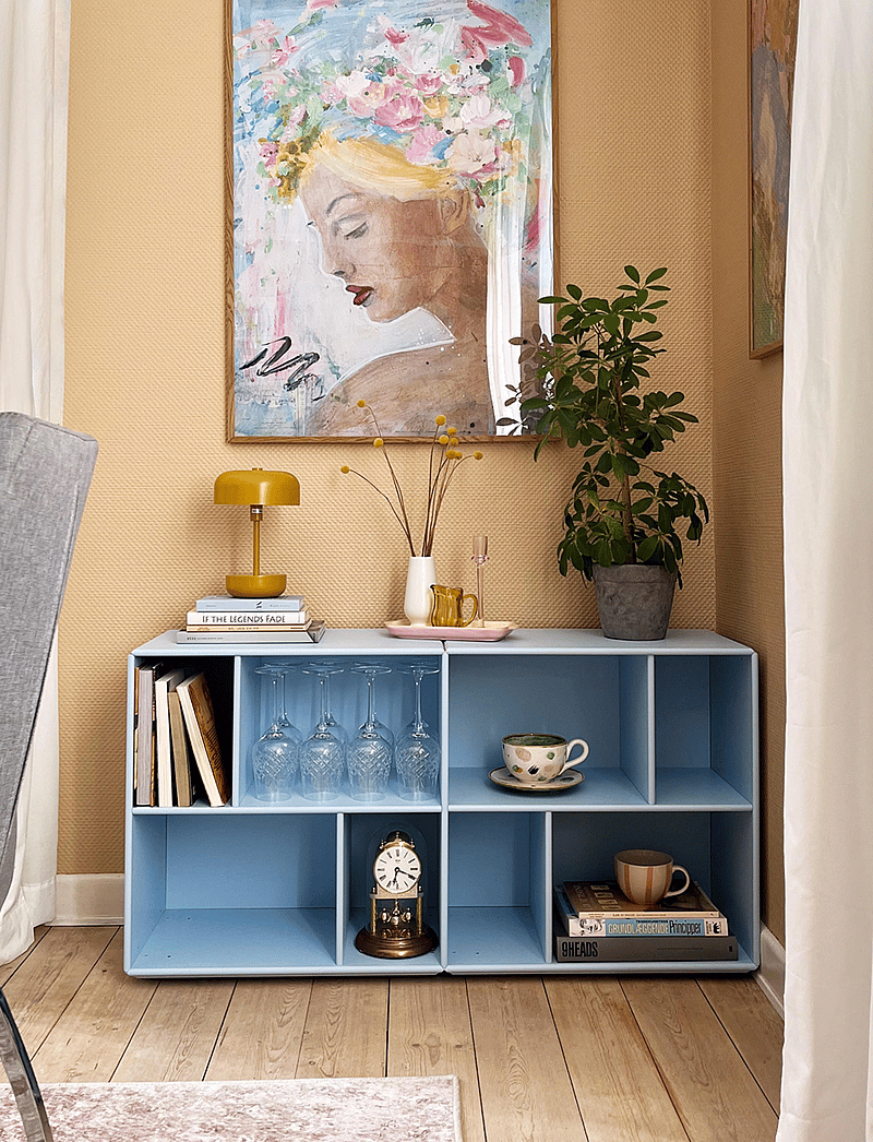 ByAulum - Palm Springs - geymsla og hillur - himalayan blue - 1