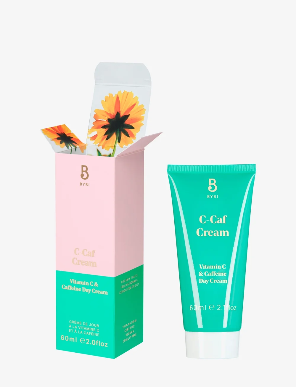 BYBI - BYBI C-Caf Cream Vitamin C & Caffeine Day Cream - dagkräm - clear - 2