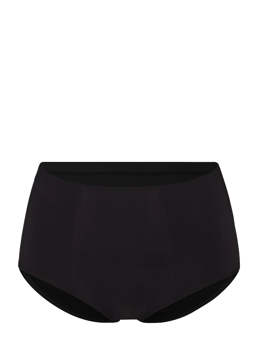 Bye Bra - Period High Brief Laminated High Flow | Black XXL - black - 0