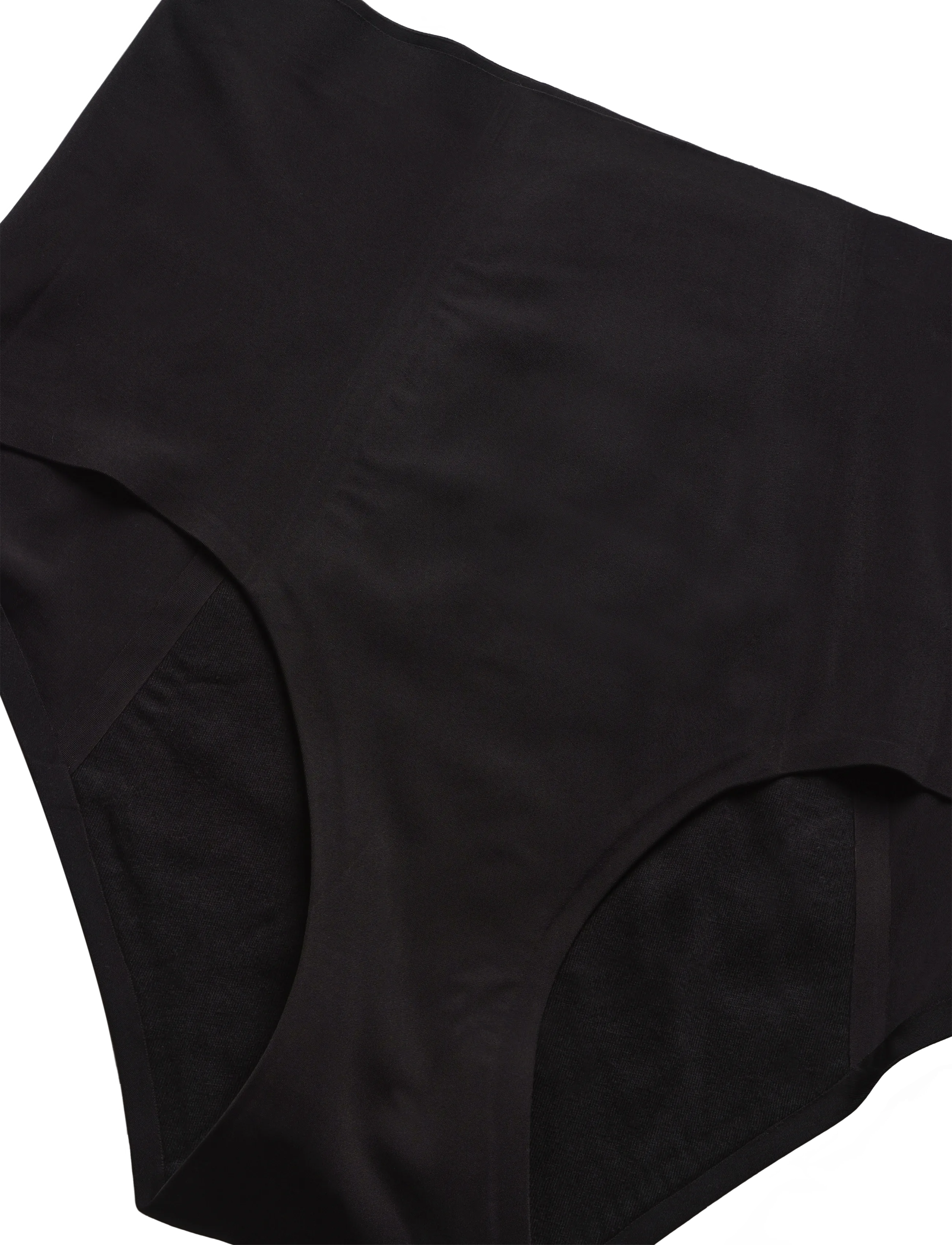 Bye Bra - Period High Brief Laminated High Flow | Black XXL - black - 2