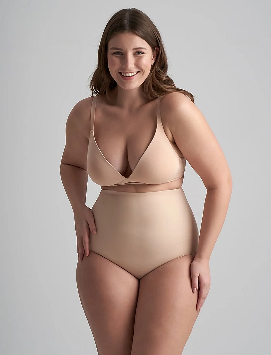 Bye Bra - Sculpting High Waist Brief - shapewear hosen - beige - 5