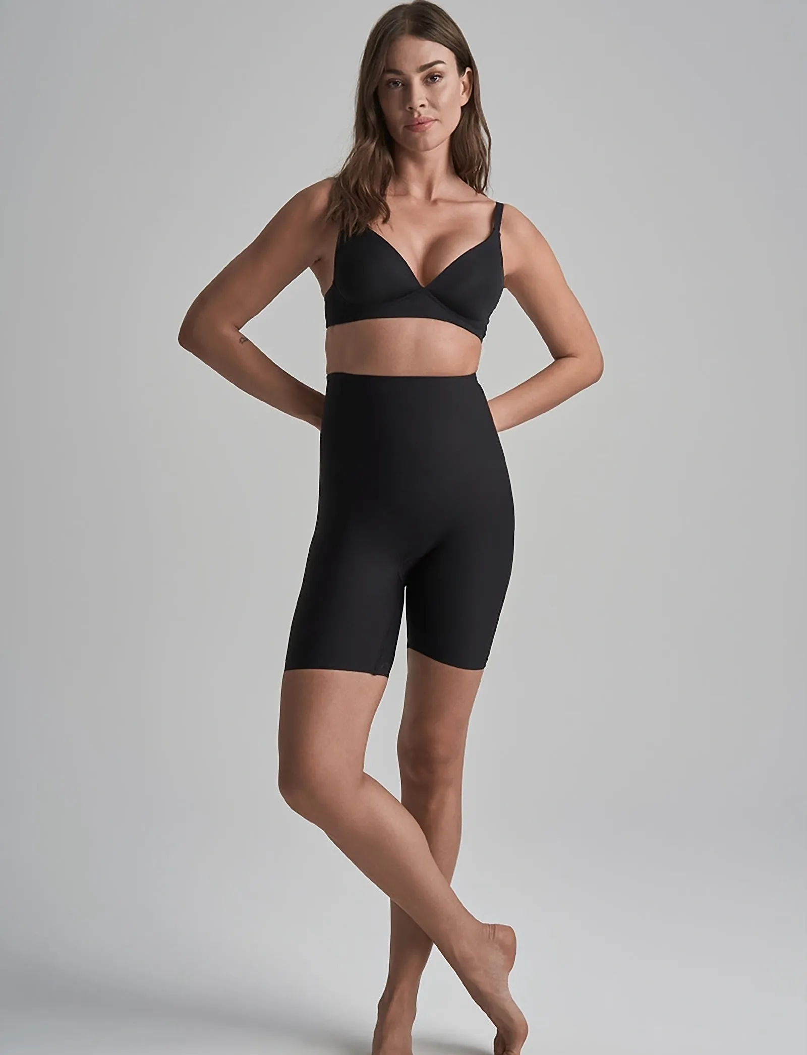Bye Bra - Sculpting High Waist Short - shaping bottoms - black - 4
