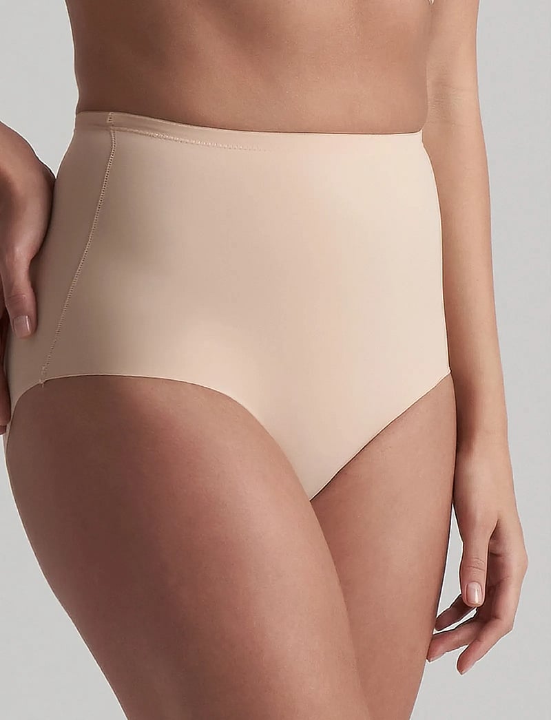 Bye Bra - Sculpting Mid Waist Brief - formuojančios apatinės kelnės ir sijonai - beige - 3