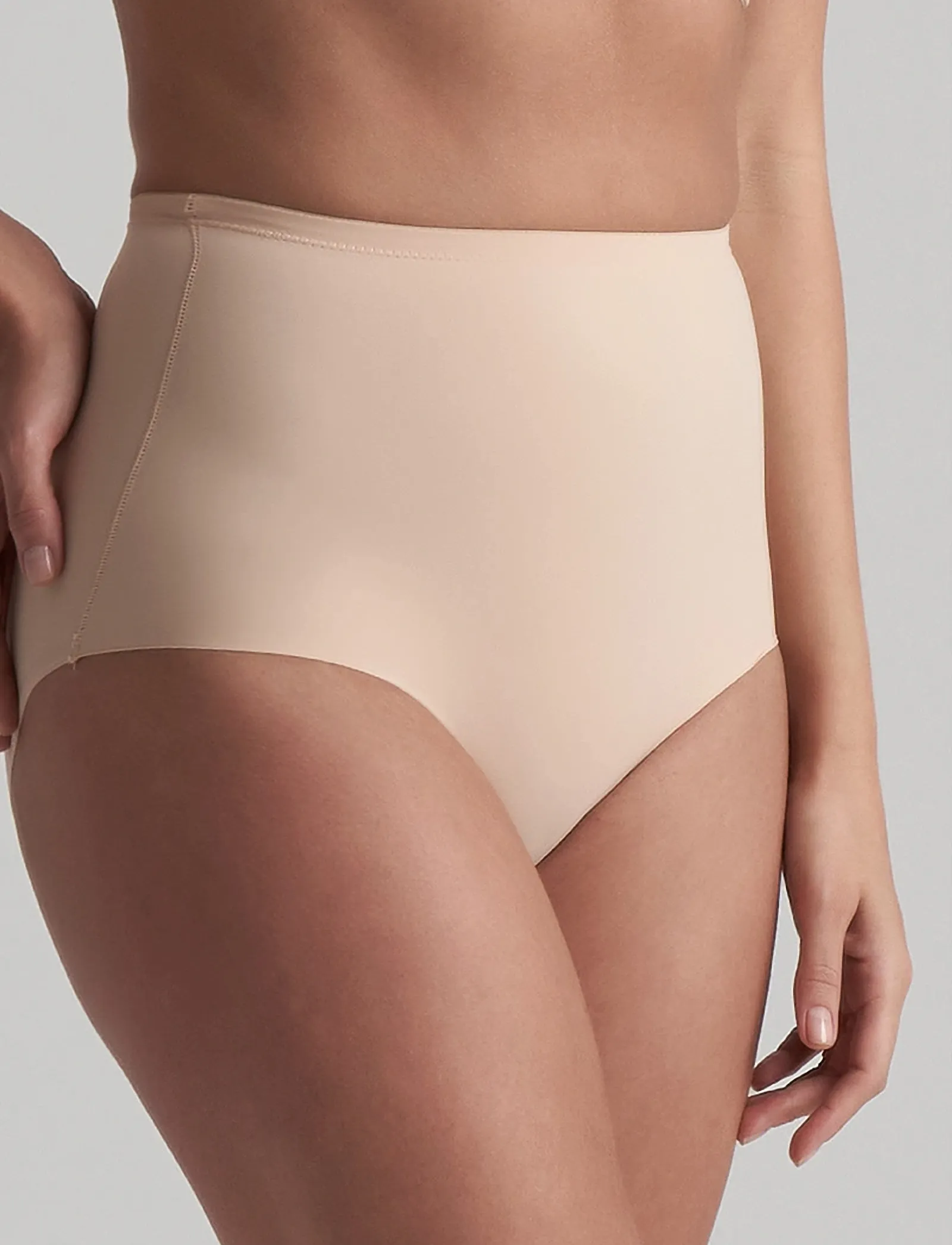 Bye Bra - Sculpting Mid Waist Brief - shaping bottoms - beige - 3