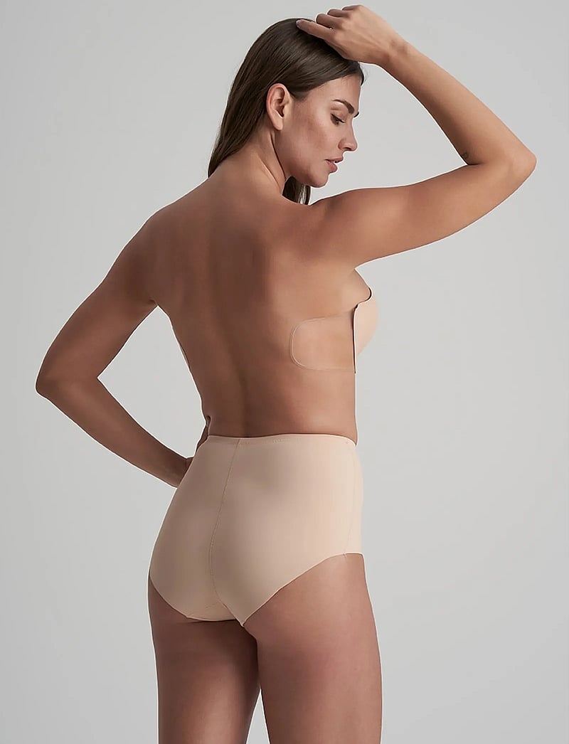Bye Bra - Sculpting Mid Waist Brief - formuojančios apatinės kelnės ir sijonai - beige - 4