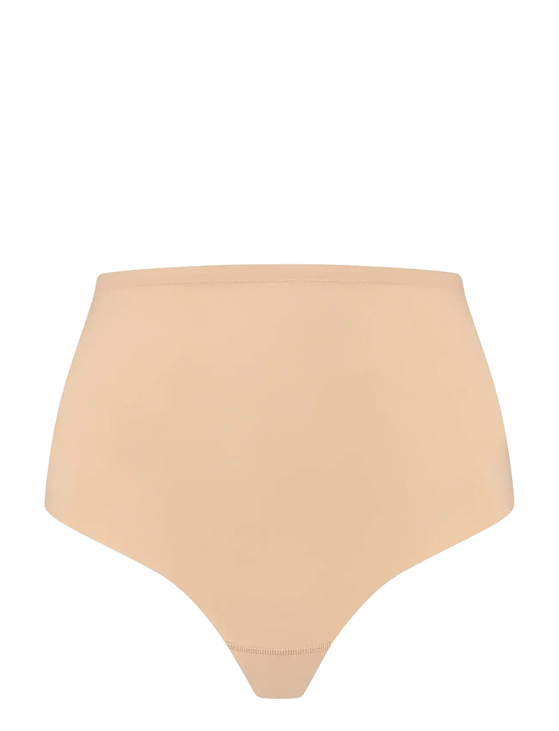 Bye Bra - Sculpting Mid Waist Thong - shapewear-hosen - beige - 1