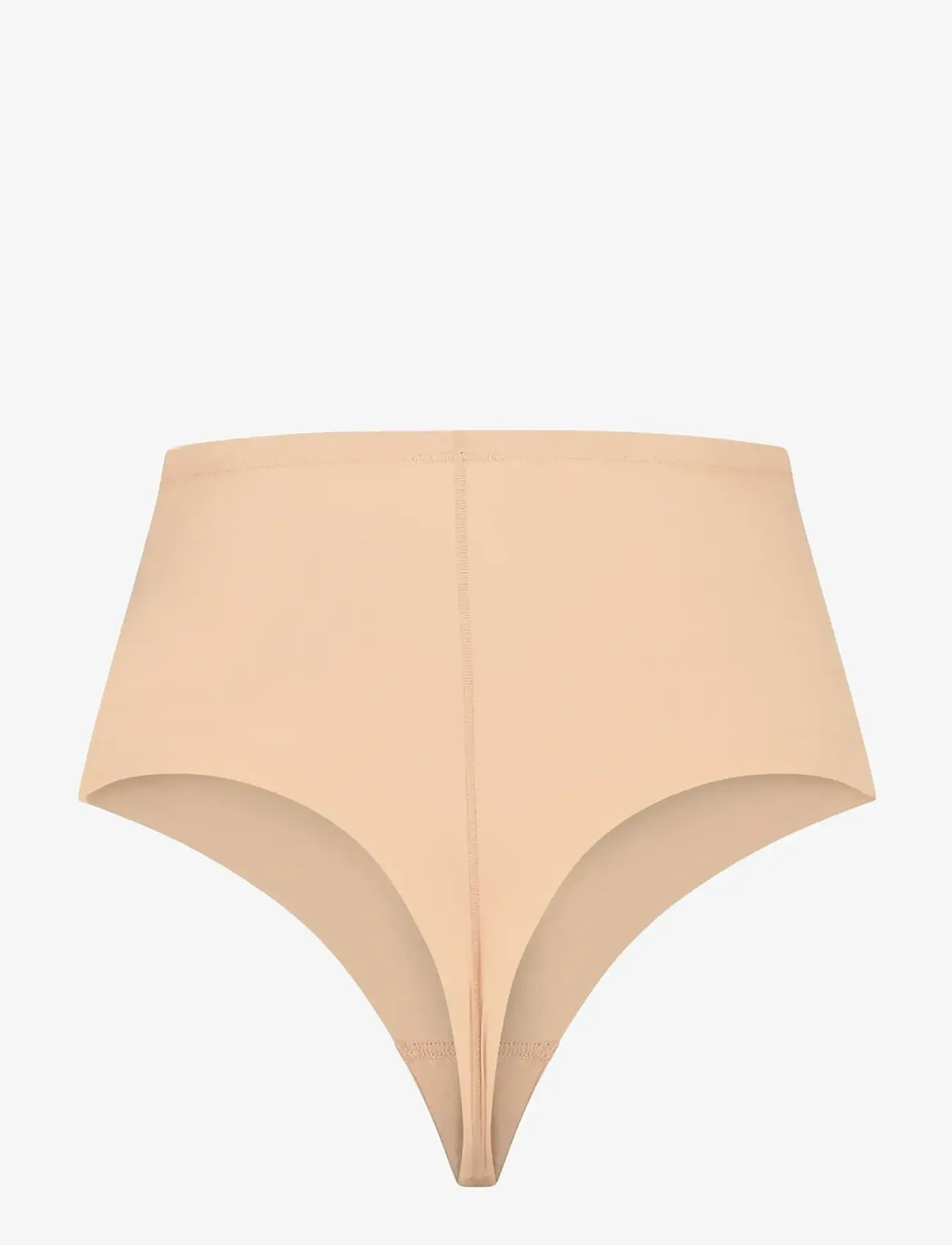Bye Bra - Sculpting Mid Waist Thong - shapewear-hosen - beige - 2