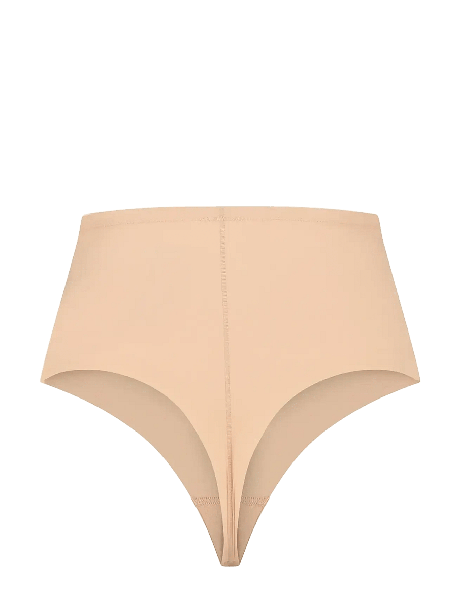 Bye Bra - Sculpting Mid Waist Thong - formende underdele - beige - 2
