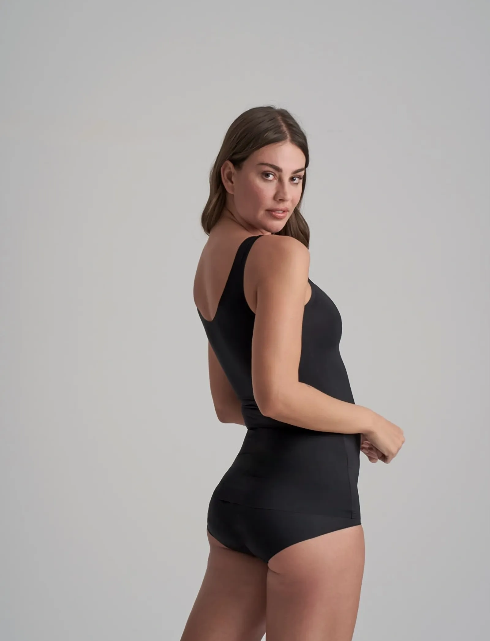 Bye Bra - Smooth Essentials Cami - alussärgid - black - 4