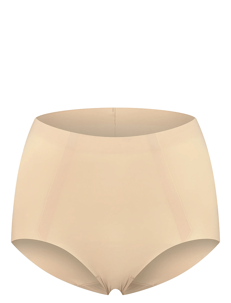 Bye Bra - Smooth Essentials Mid Waist brief 2-pack - püksikud - beige - 1