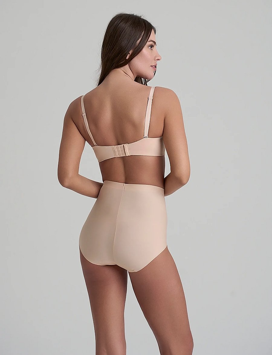 Bye Bra - Smooth Essentials Mid Waist brief 2-pack - briefs - beige - 4