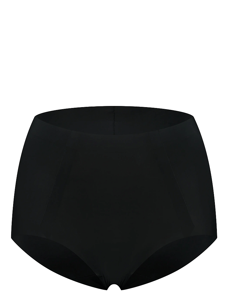 Bye Bra - Smooth Essentials Mid Waist brief 2-pack - püksikud - black - 1