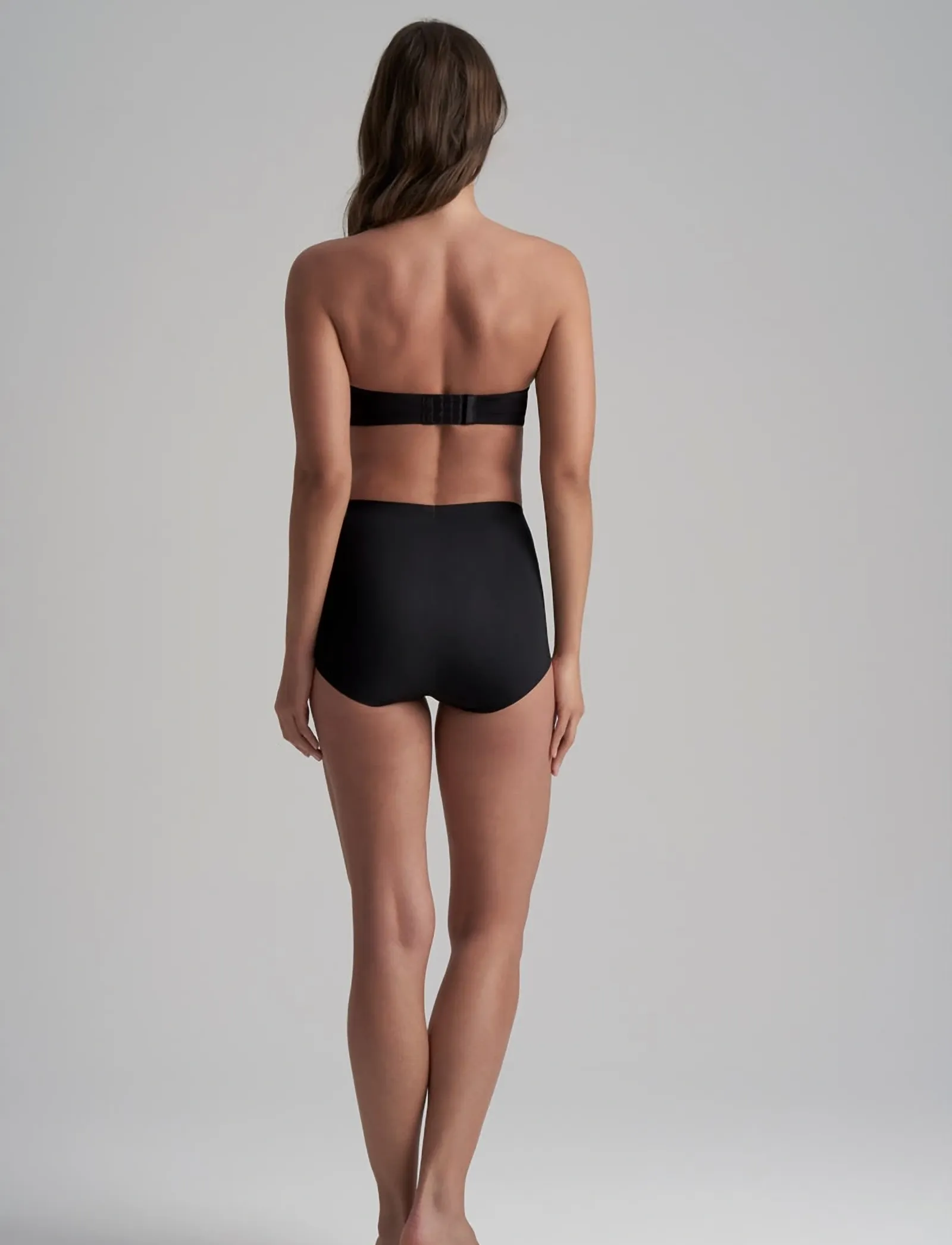 Bye Bra - Smooth Essentials Mid Waist brief 2-pack - briefs - black - 3