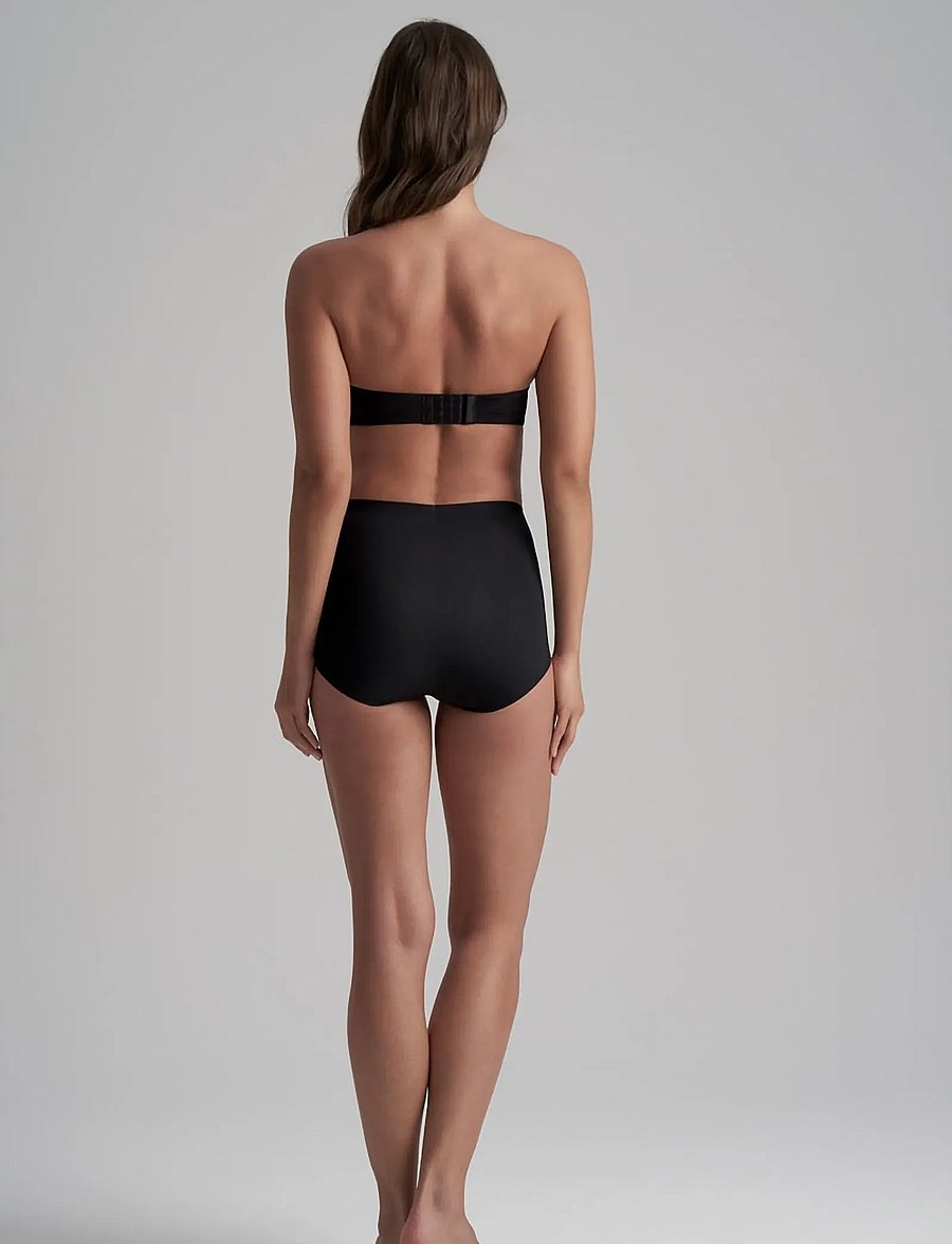 Bye Bra - Smooth Essentials Mid Waist brief 2-pack - briefs - black - 3