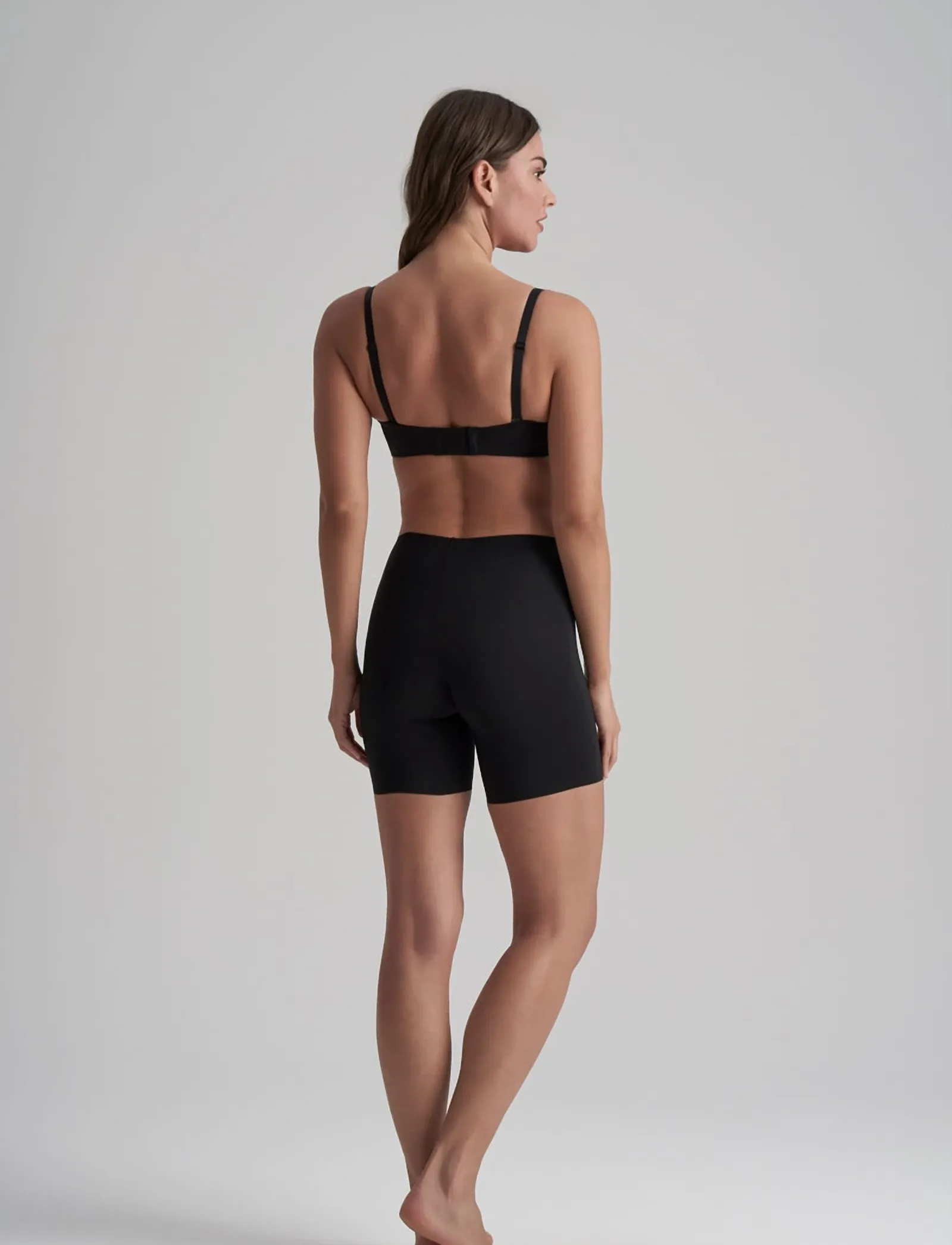Bye Bra - Smooth Essentials Mid Waist Short - shaping nederdelar - black - 5