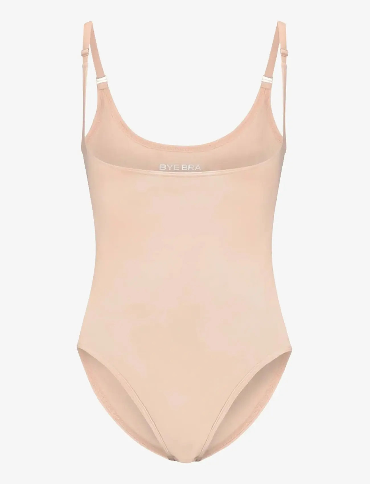 Bye Bra - Soft Touch Seamless Bodysuit Open Bust - kujuandvad püksid ja seelikud - beige - 1