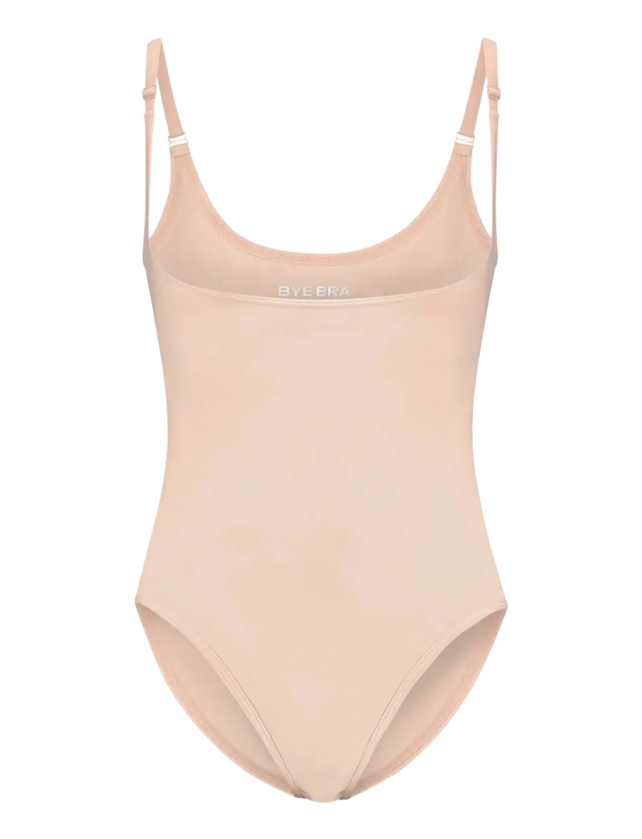 Soft Touch Seamless Bodysuit Open Bust - BEIGE