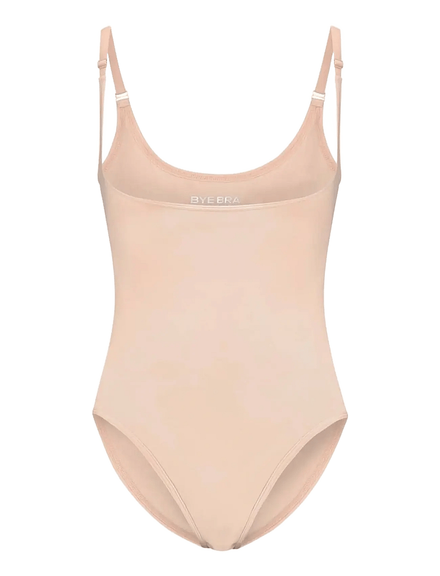 Bye Bra - Soft Touch Seamless Bodysuit Open Bust - shaping nederdelar - beige - 1