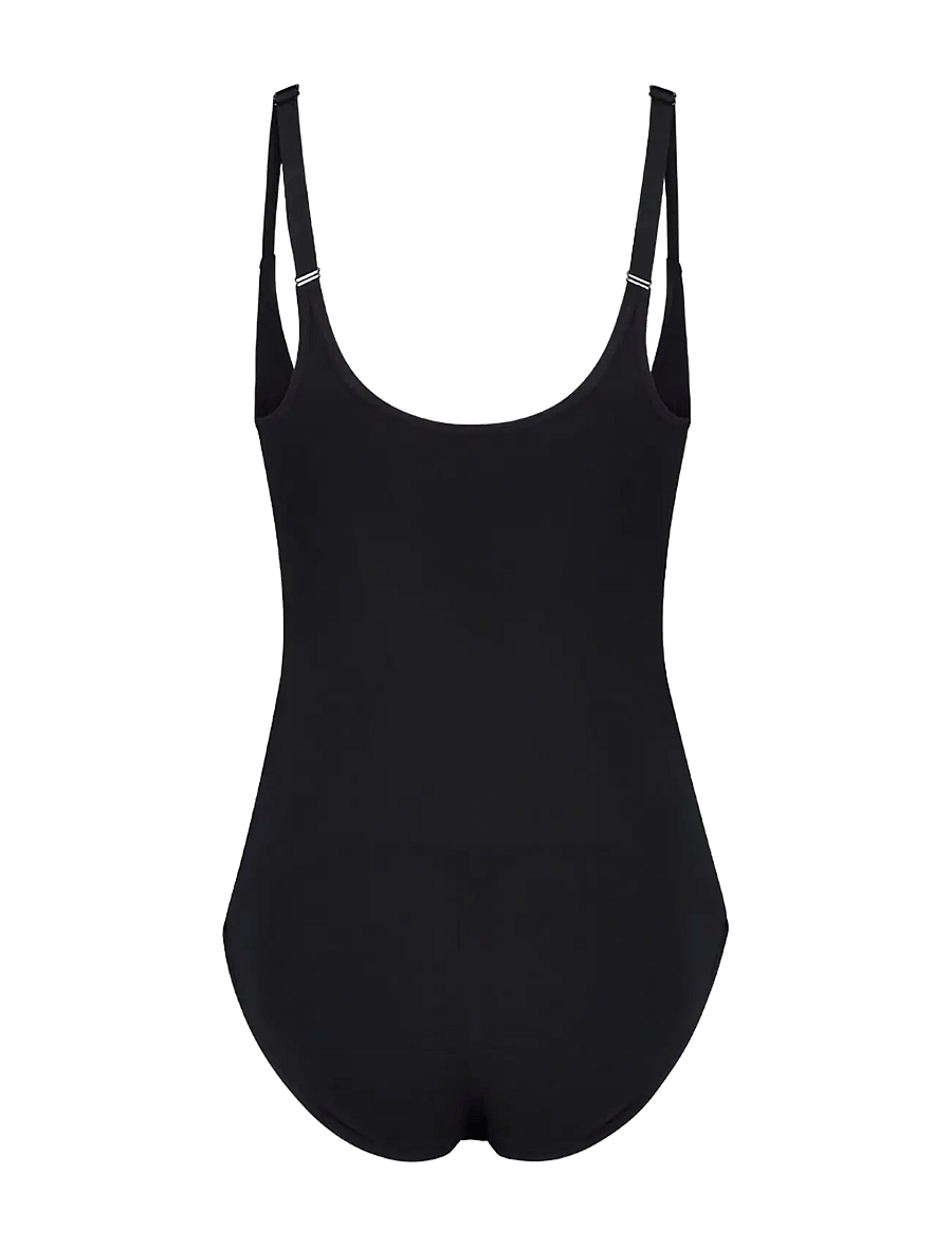 Bye Bra - Soft Touch Seamless Bodysuit Open Bust - vormivad püksid ja seelikud - black - 2