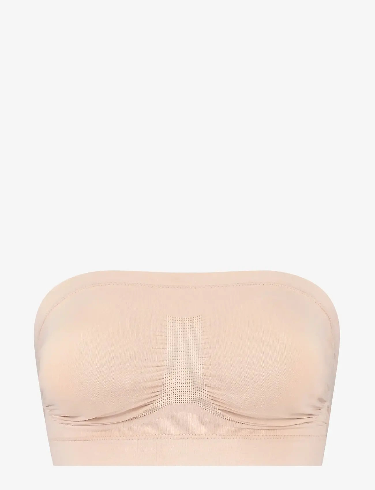 Bye Bra - Soft Touch Seamless Tube Top - bralette - beige - 1