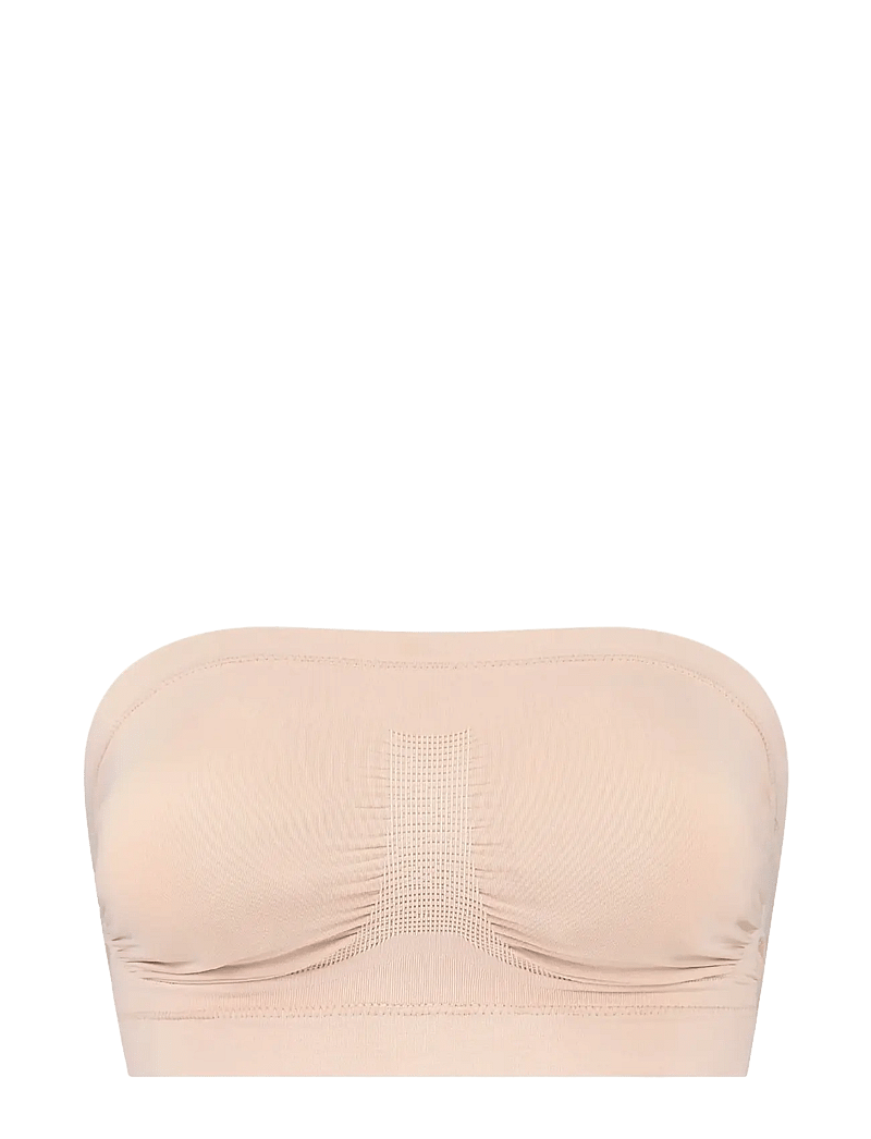 Bye Bra - Soft Touch Seamless Tube Top - bralette - beige - 1
