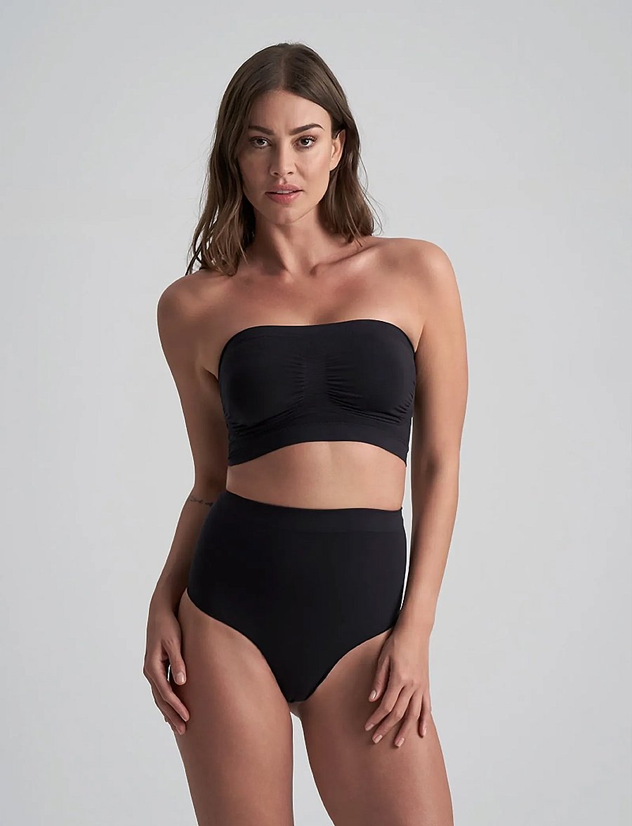 Bye Bra - Soft Touch Seamless Tube Top - bralette - black - 0