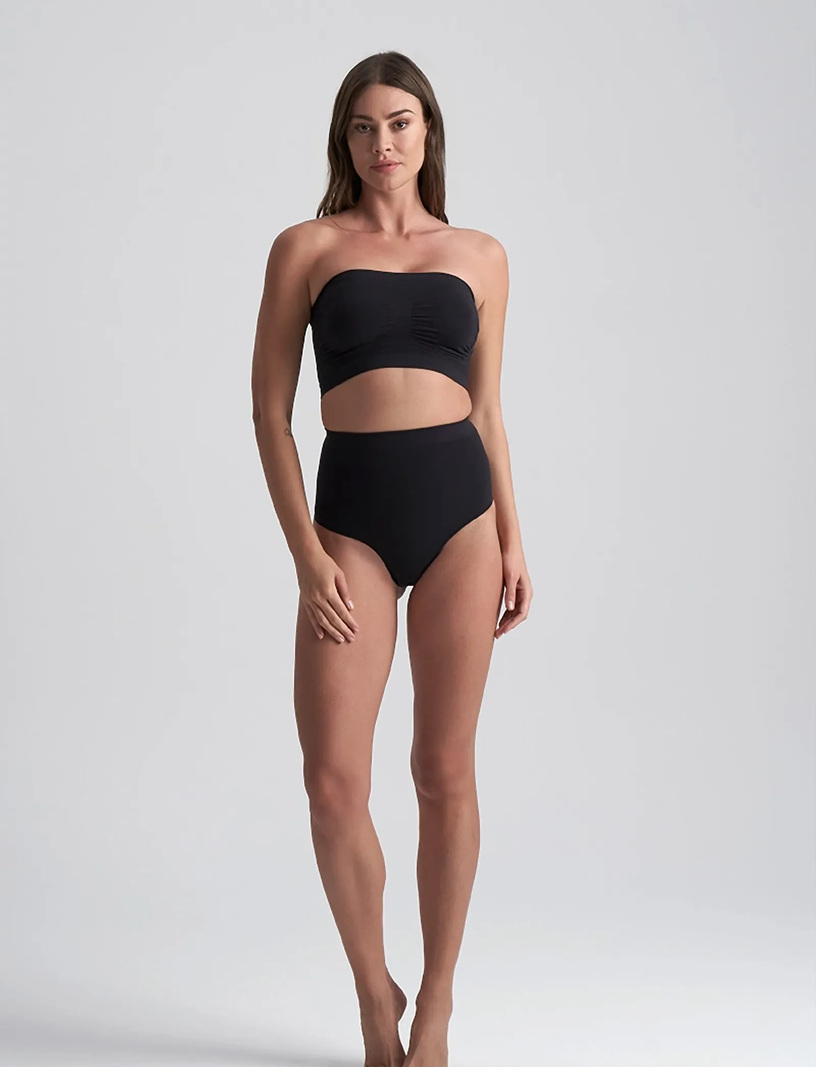Bye Bra - Soft Touch Seamless Tube Top - bralette - black - 5