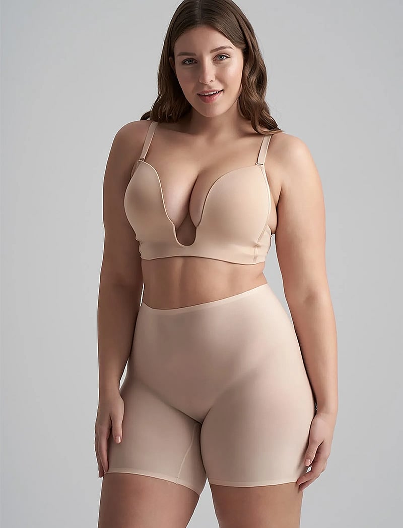 Bye Bra - Ultra Plunge Bra - plunge bhs - beige - 4