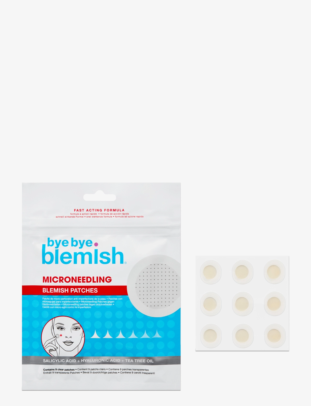 Bye bye Blemish Microneedling Blemish Patches, One Size, Nude, Ansigt > Pletbehandlinger, Dame